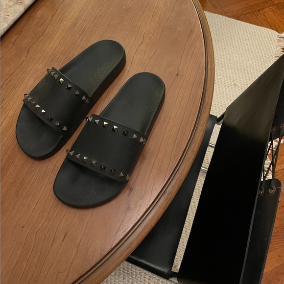 Valentino Garavani Rubber Sandal with Studs \